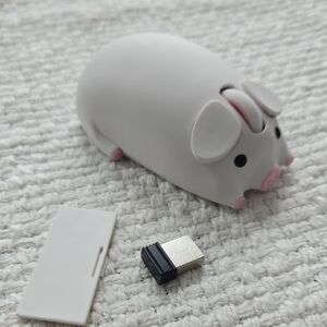 Wireless Mouse- White Pig